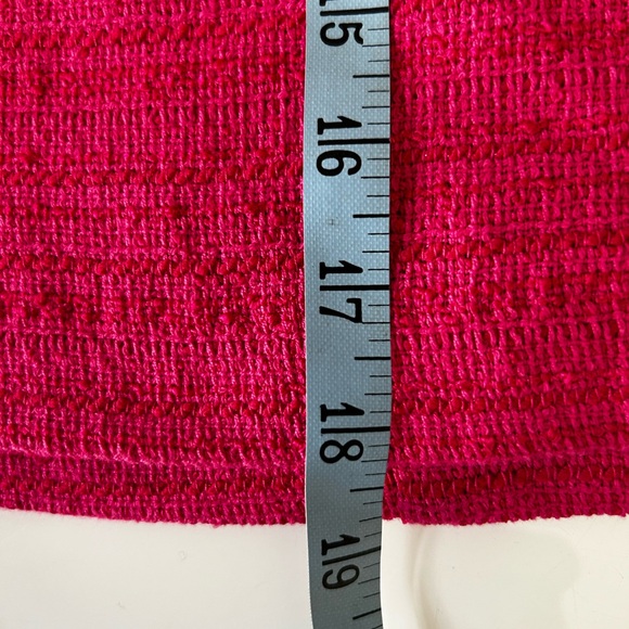 Trina Turk Tweed Mini Skirt Textured Size 4 Lined 90s Y2K Office Workwear Office - Picture 10 of 12